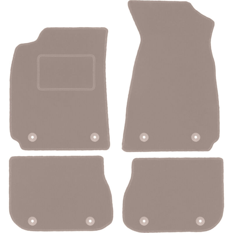 foto del prodotto tappetini in velluto beige per audi a4 b5 fl berlina, station wagon, avant 1999 2001 