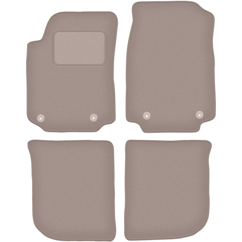 foto del prodotto tappetini in velluto beige per audi a6 c4 berlina, station wagon, avant 1994 1997 