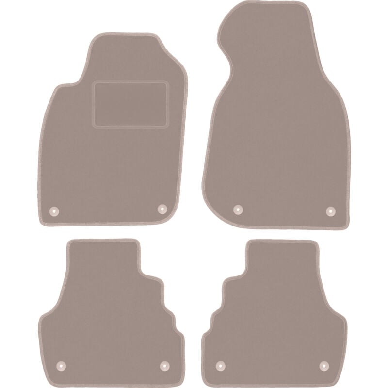 foto del prodotto tappetini in velluto beige per audi a6 c5 fl berlina, station wagon, avant 2001 2004 