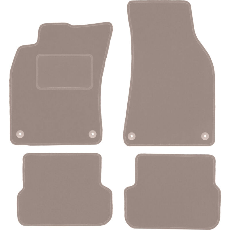 foto del prodotto tappetini in velluto beige per audi a6 c6 fl berlina, station wagon, avant 2006 2011 