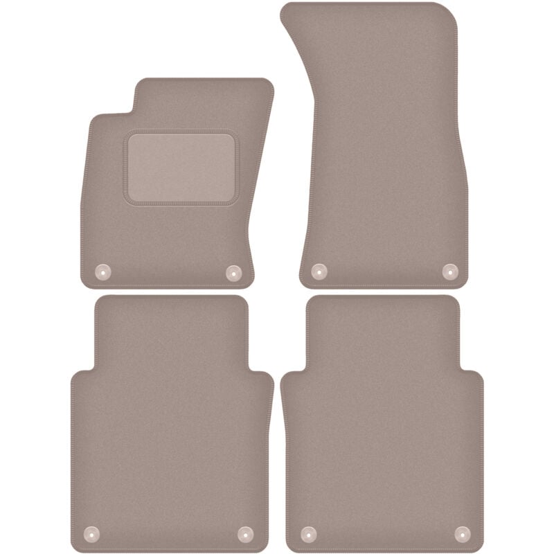 foto del prodotto tappetini in velluto beige per audi a8 d3 long 2002 2009 