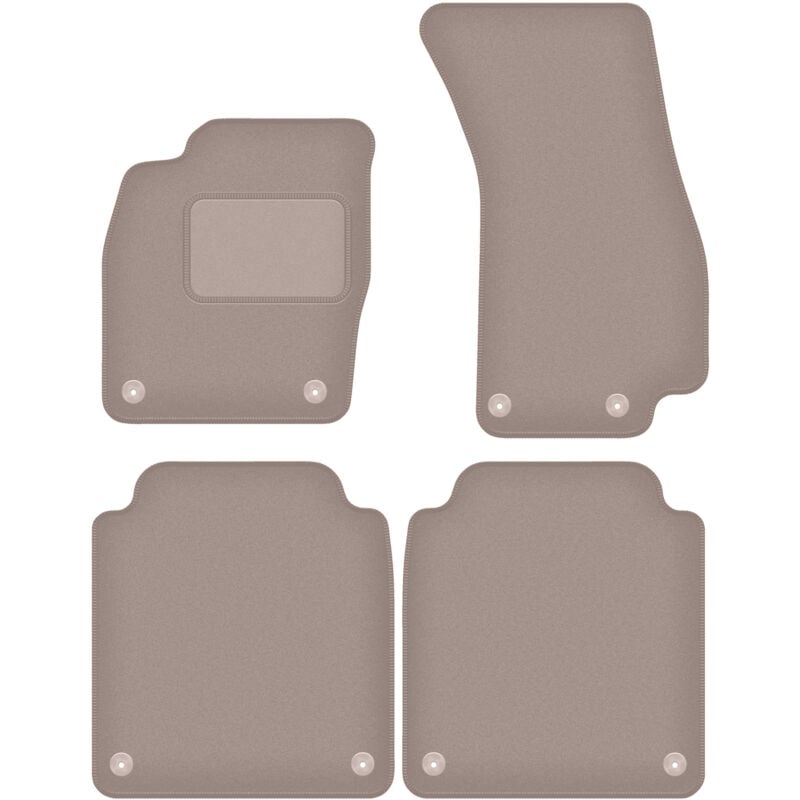 foto del prodotto tappetini in velluto beige per audi a8 d5 long 2017 2022 