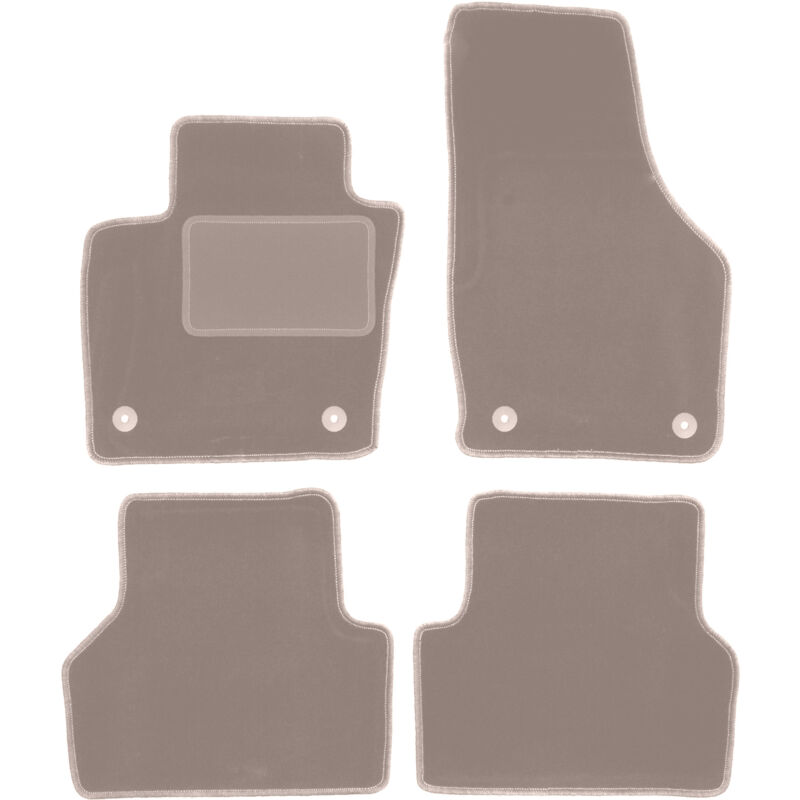 foto del prodotto tappetini in velluto beige per audi q3 i 8u suv 2011 2018 