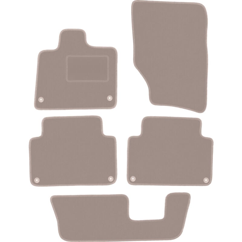 foto del prodotto tappetini in velluto beige per audi q7 i 4l suv 2005-2015