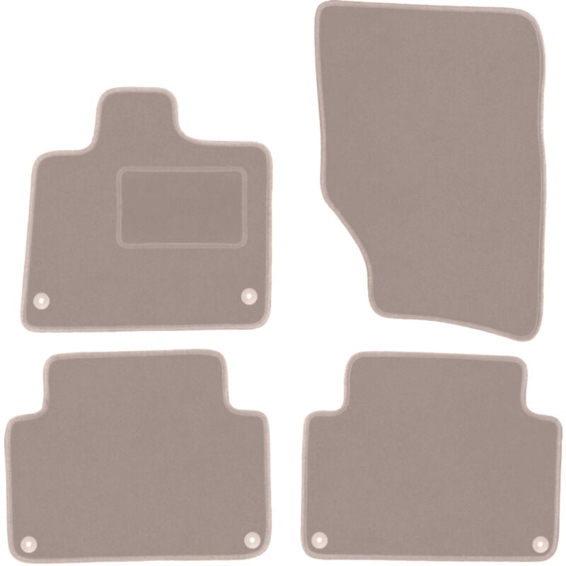 foto del prodotto tappetini in velluto beige per audi q7 i 4l suv 2005 2015 