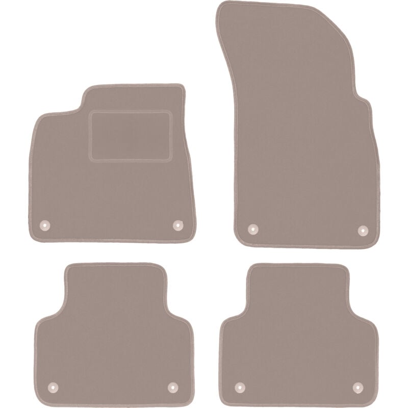 foto del prodotto tappetini in velluto beige per audi q7 ii suv 2016 