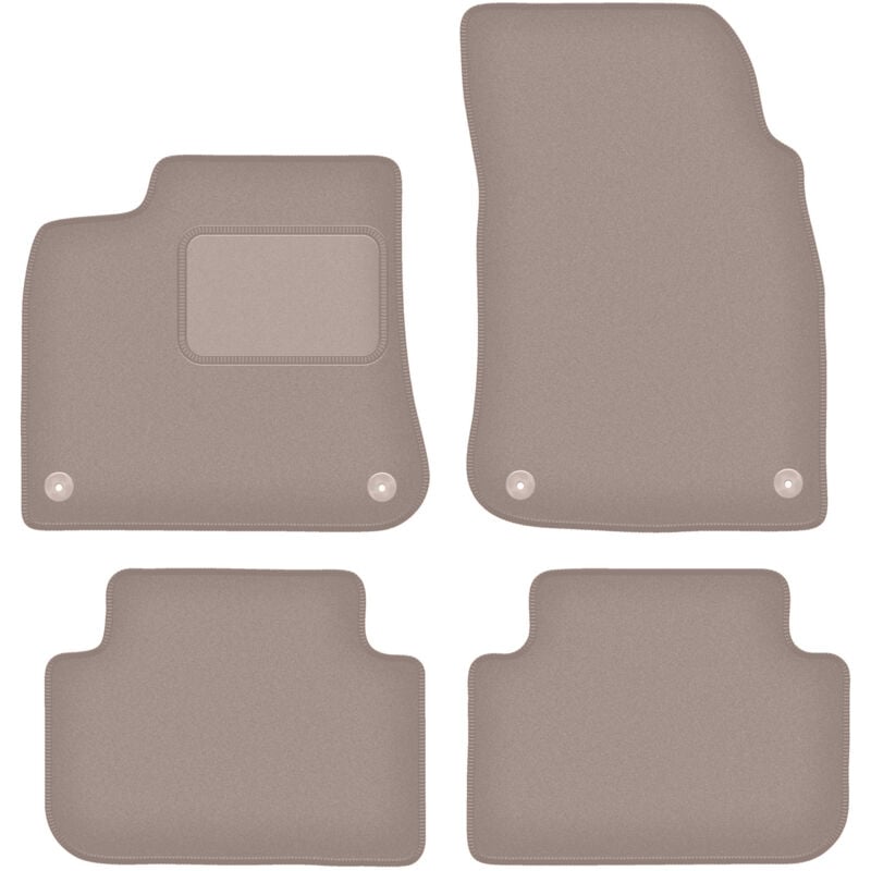 foto del prodotto tappetini in velluto beige per audi q8 suv 2020 