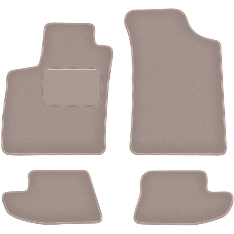 foto del prodotto tappetini in velluto beige per bentley continental gt v8 2013 2022 
