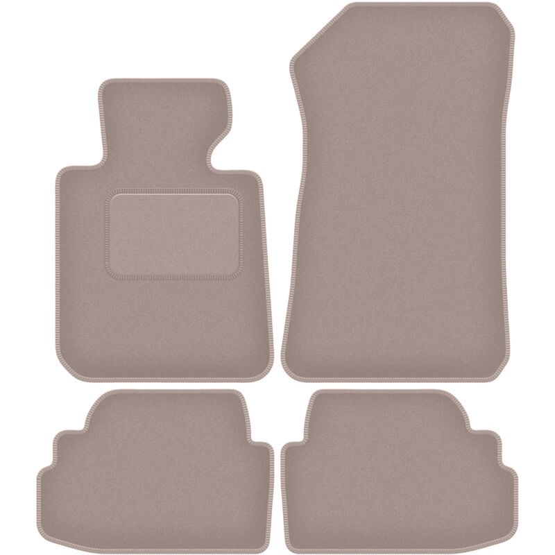 foto del prodotto tappetini in velluto beige per bmw 1 e82 coup 2007 2013 