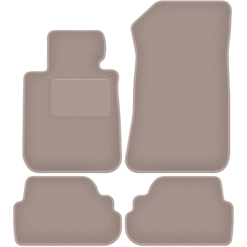 foto del prodotto tappetini in velluto beige per bmw 1 e88 decappottabile 2004 2011 