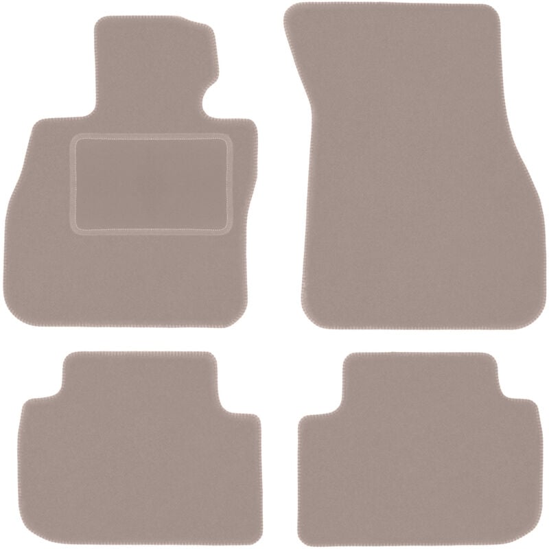 foto del prodotto tappetini in velluto beige per bmw 1 f40 hatchback 2019 
