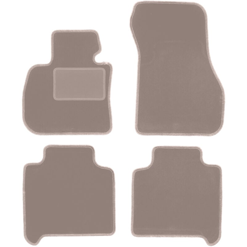 foto del prodotto tappetini in velluto beige per bmw 2 f46 gran tourer 2015 