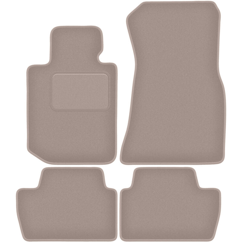 foto del prodotto tappetini in velluto beige per bmw 2 g42 coupe 2021 2022 