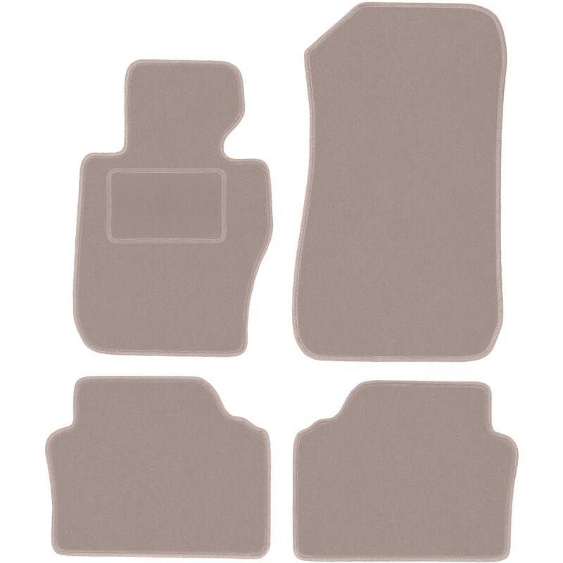 foto del prodotto tappetini in velluto beige per bmw 3 e90 xdrive berlina 2004 2011 