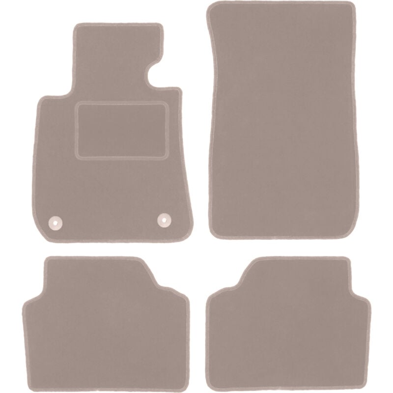 foto del prodotto tappetini in velluto beige per bmw 3 e91 station wagon, touring 2004 2011 