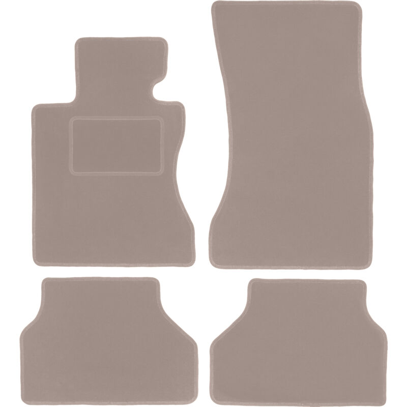foto del prodotto tappetini in velluto beige per bmw 5 e60 berlina 2003 2010 