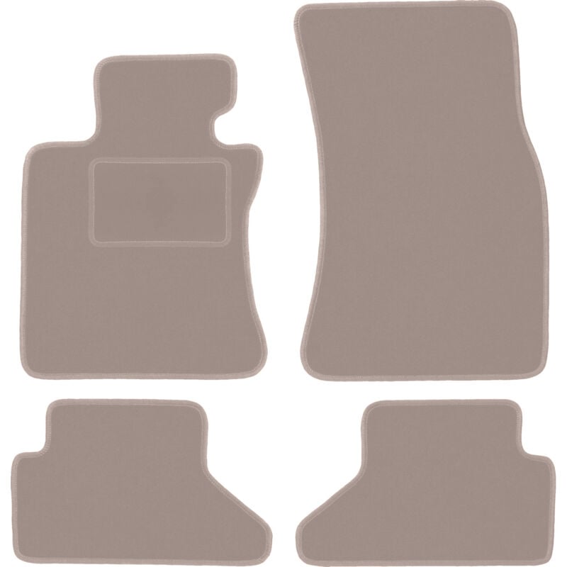 foto del prodotto tappetini in velluto beige per bmw 6 e64 decappottabile 2003 2010 