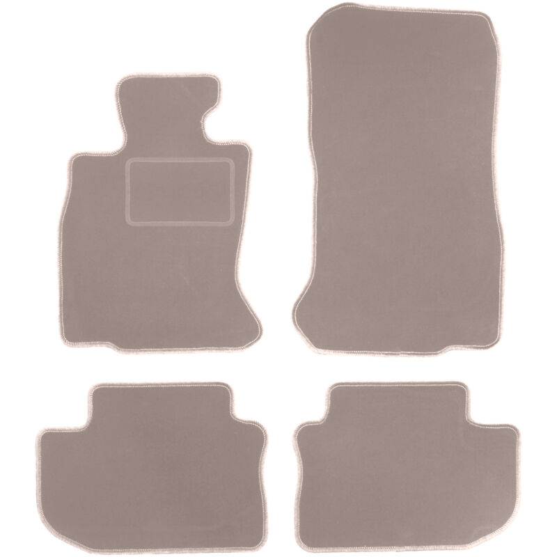 foto del prodotto tappetini in velluto beige per bmw 6 f06 gran coupe 2012 2019 