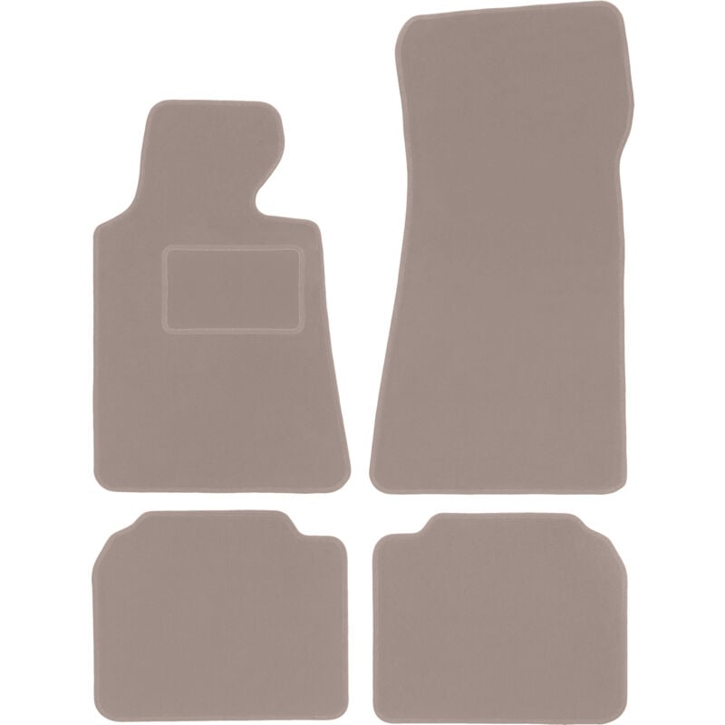 foto del prodotto tappetini in velluto beige per bmw 7 e32 berlina 1986 1994 