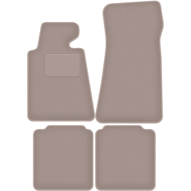 foto del prodotto tappetini in velluto beige per bmw 7 e32 long 1986 1994 