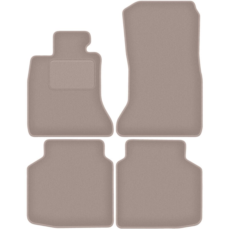 foto del prodotto tappetini in velluto beige per bmw 7 f02 long 2008 2015 