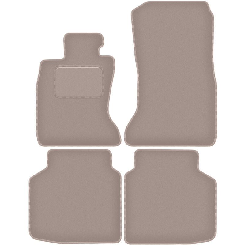 foto del prodotto tappetini in velluto beige per bmw 7 f02 xdrive 2008 2015 