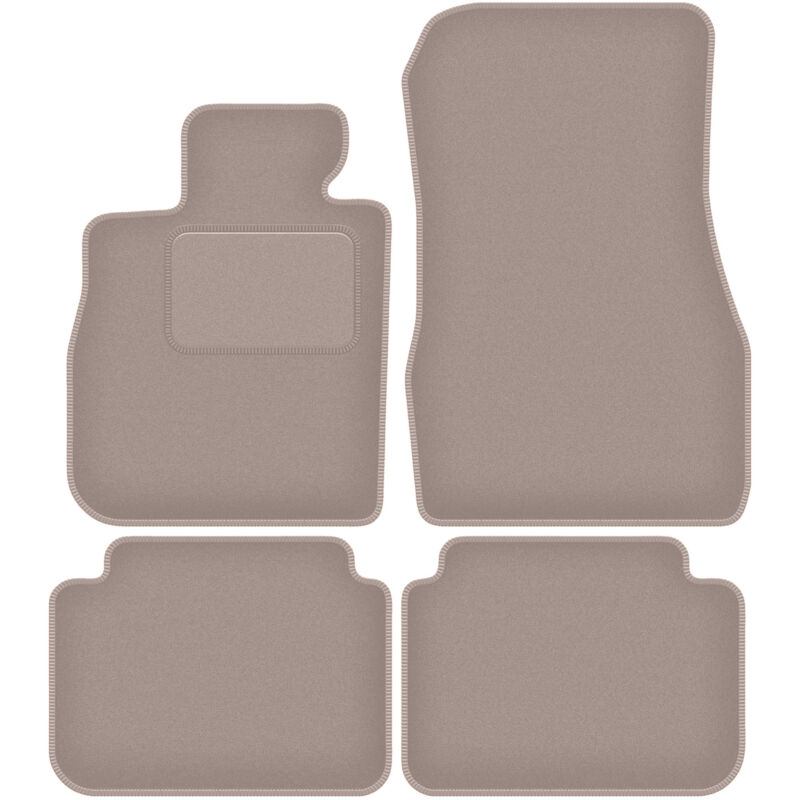 foto del prodotto tappetini in velluto beige per bmw 8 g16 gran coupe 2019 2022 