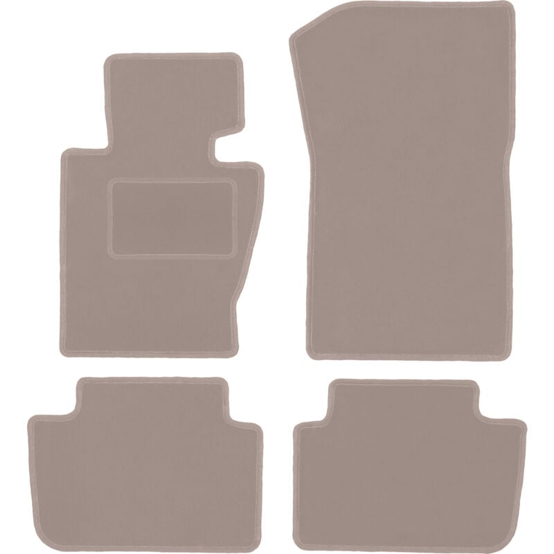 foto del prodotto tappetini in velluto beige per bmw x3 e83 suv 2003 2010 