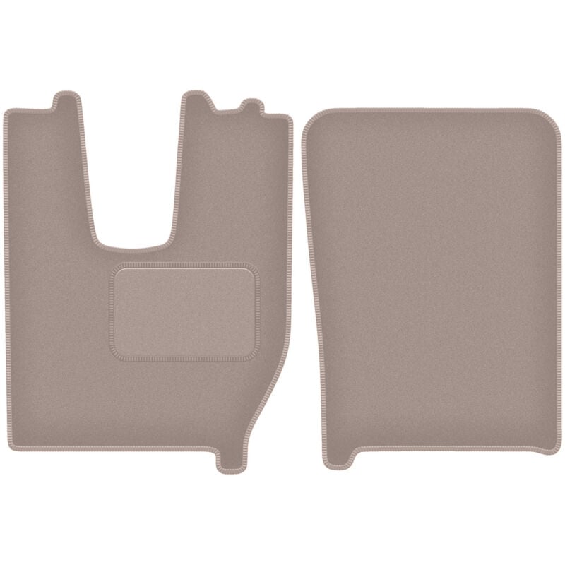 foto del prodotto tappetini in velluto beige per camion iveco s way 2019 
