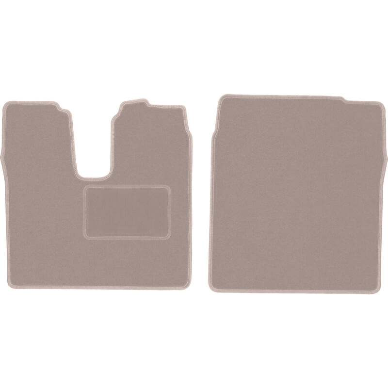 foto del prodotto tappetini in velluto beige per camion man tgx 2007 