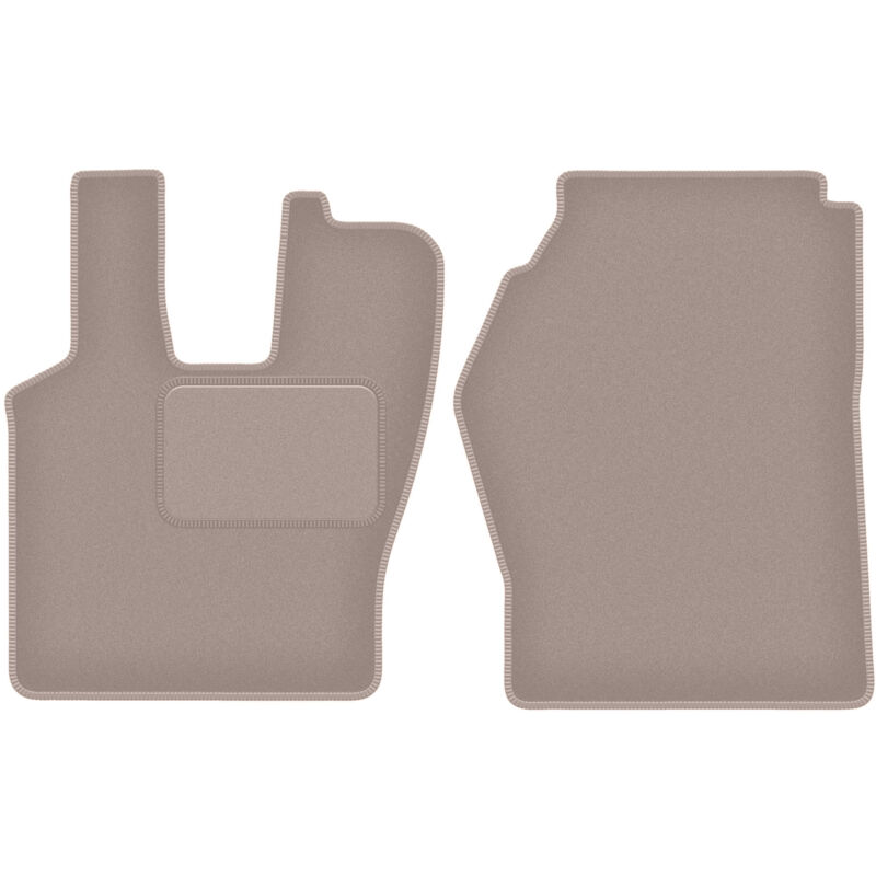 foto del prodotto tappetini in velluto beige per camion scania r e g 2004 2017 