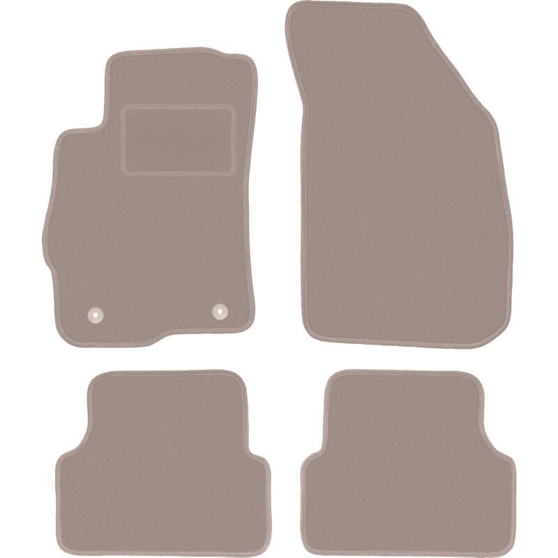 foto del prodotto tappetini in velluto beige per chevrolet aveo ii t300 hatchback, berlina 2011 