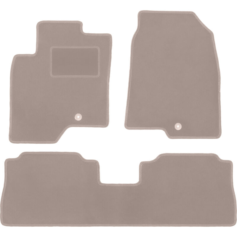 foto del prodotto tappetini in velluto beige per chevrolet captiva suv 2006 2017 