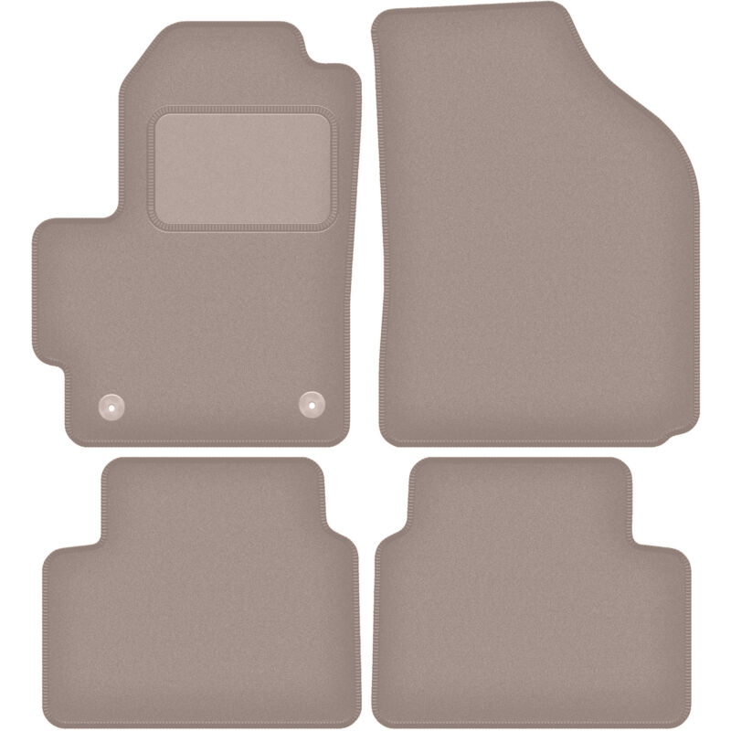foto del prodotto tappetini in velluto beige per chevrolet spark ii m200 hatchback 2005 2009 