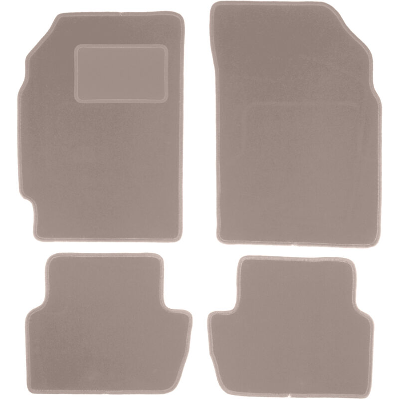 foto del prodotto tappetini in velluto beige per chevrolet spark iii m300 hatchback 2009 2015 