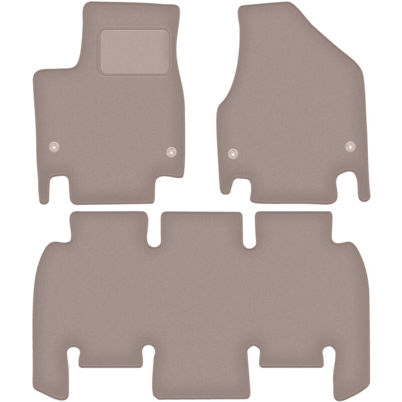 foto del prodotto tappetini in velluto beige per chrysler pacifica ru minivan 2016 