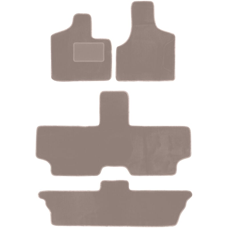foto del prodotto tappetini in velluto beige per chrysler voyager iii 7 posti 2001 2007 