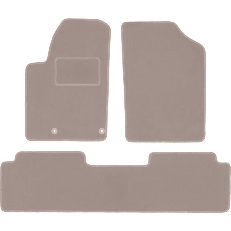 foto del prodotto tappetini in velluto beige per citroen berlingo i kombivan, multispace 1996 2010 
