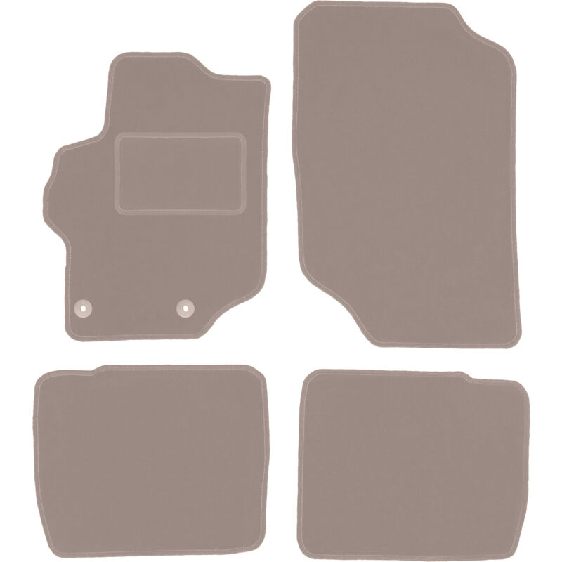 foto del prodotto tappetini in velluto beige per citroen c elysee berlina 2012 