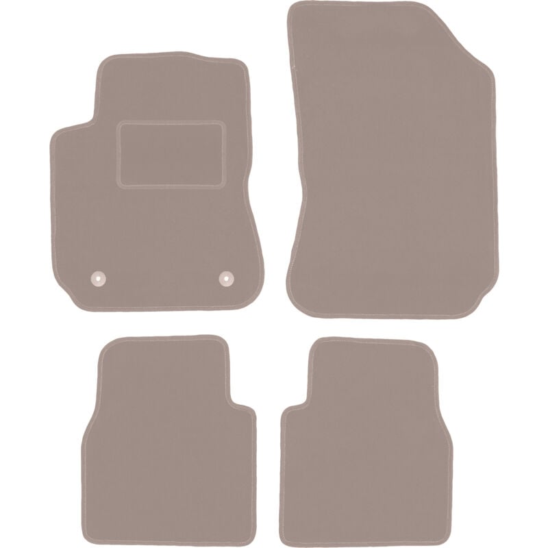 foto del prodotto tappetini in velluto beige per citroen c4 cactus crossover 2014 2018 
