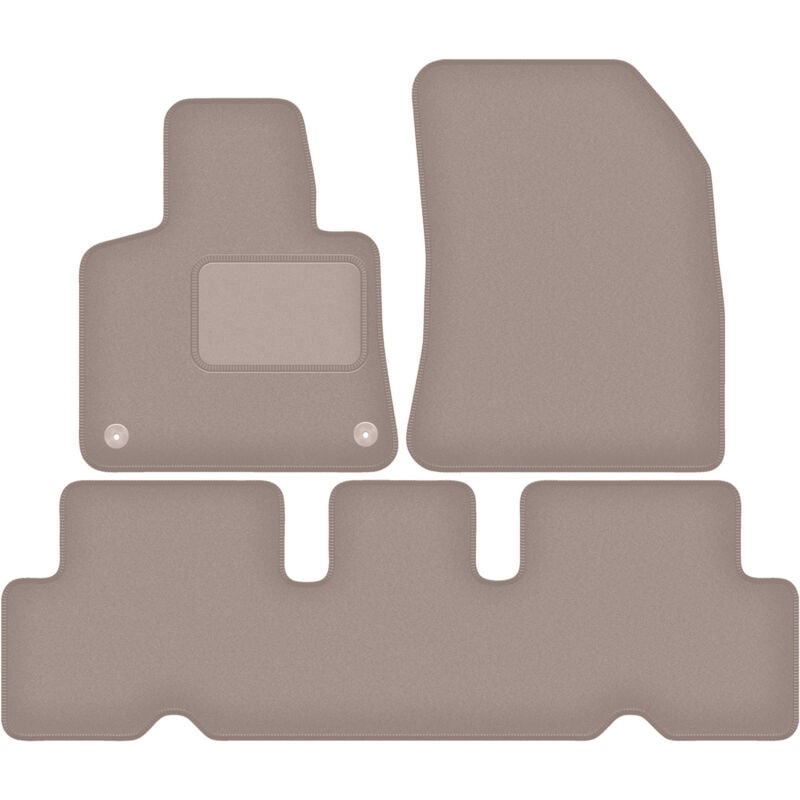 foto del prodotto tappetini in velluto beige per citroen c4 grand spacetourer 5 posti 2013 2021 