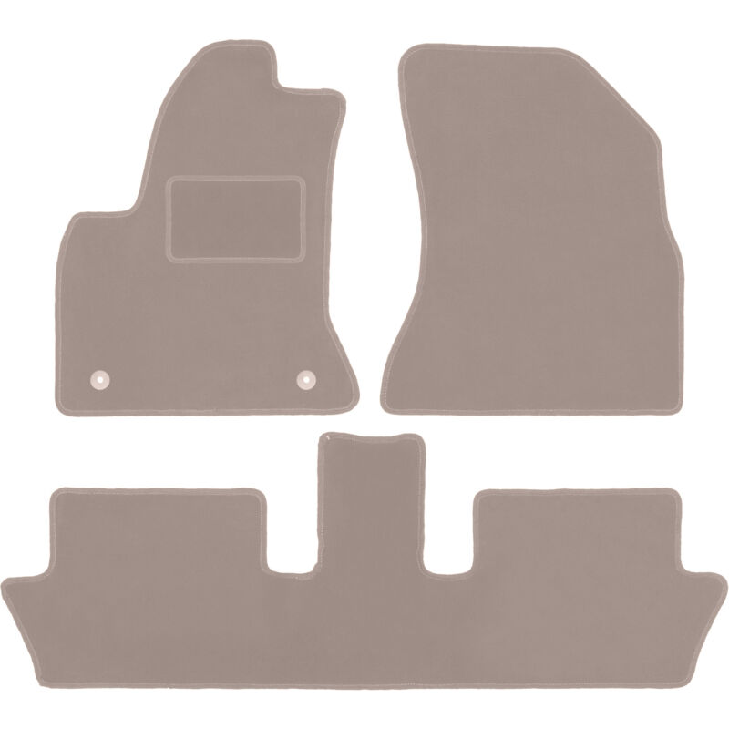 foto del prodotto tappetini in velluto beige per citroen c4 picasso i monovolume 2006 2013 