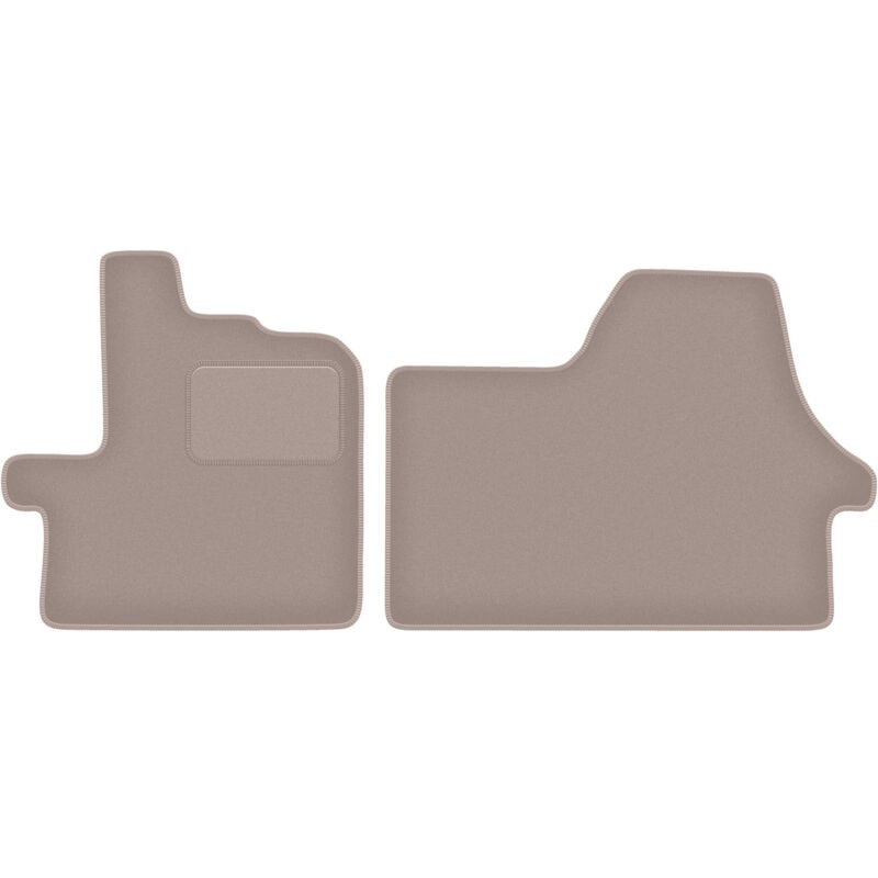 foto del prodotto tappetini in velluto beige per citroen jumper iii furgone 2014 