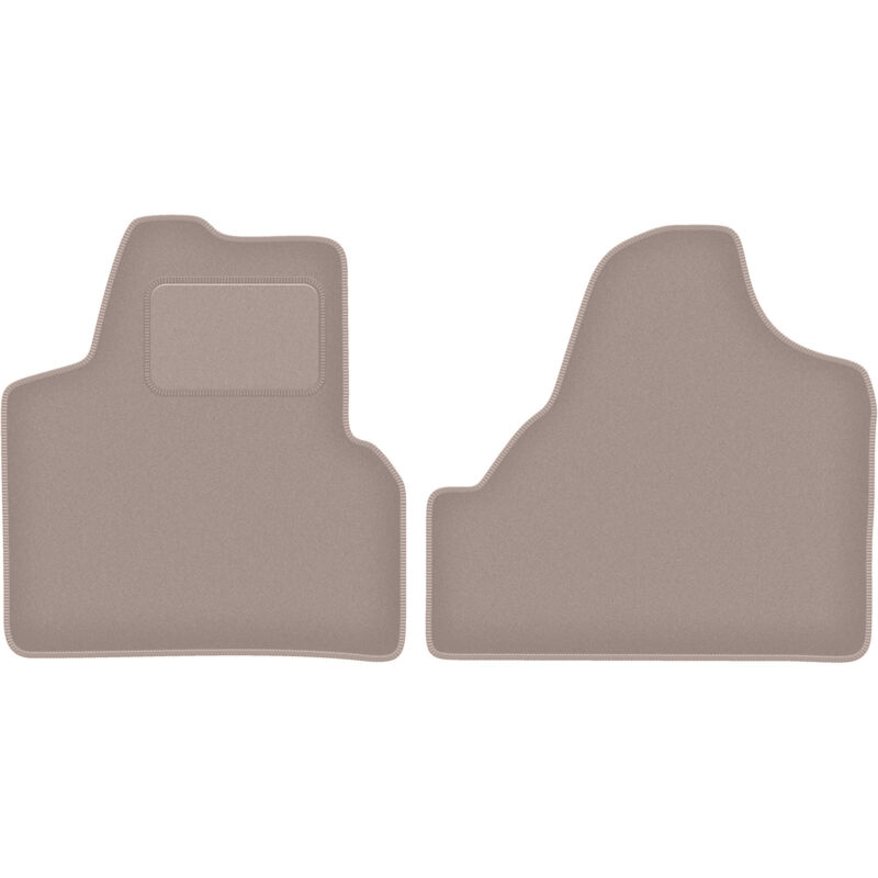 foto del prodotto tappetini in velluto beige per citroen jumpy ii furgone 2007 2016 