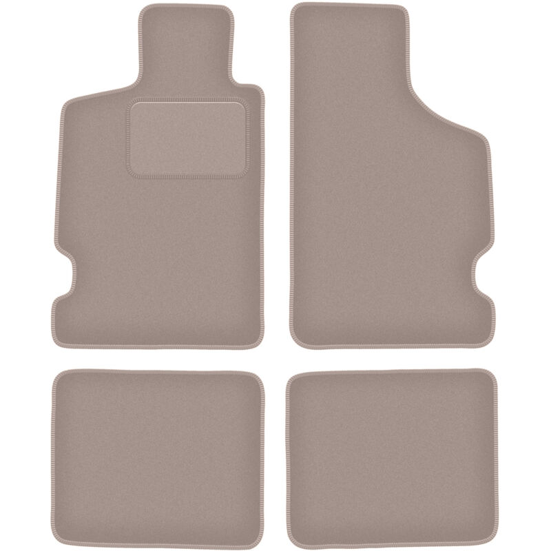 foto del prodotto tappetini in velluto beige per citroen saxo hatchback 1996 2003 