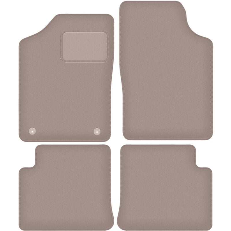 foto del prodotto tappetini in velluto beige per citroen zx hatchback 1991 1998 