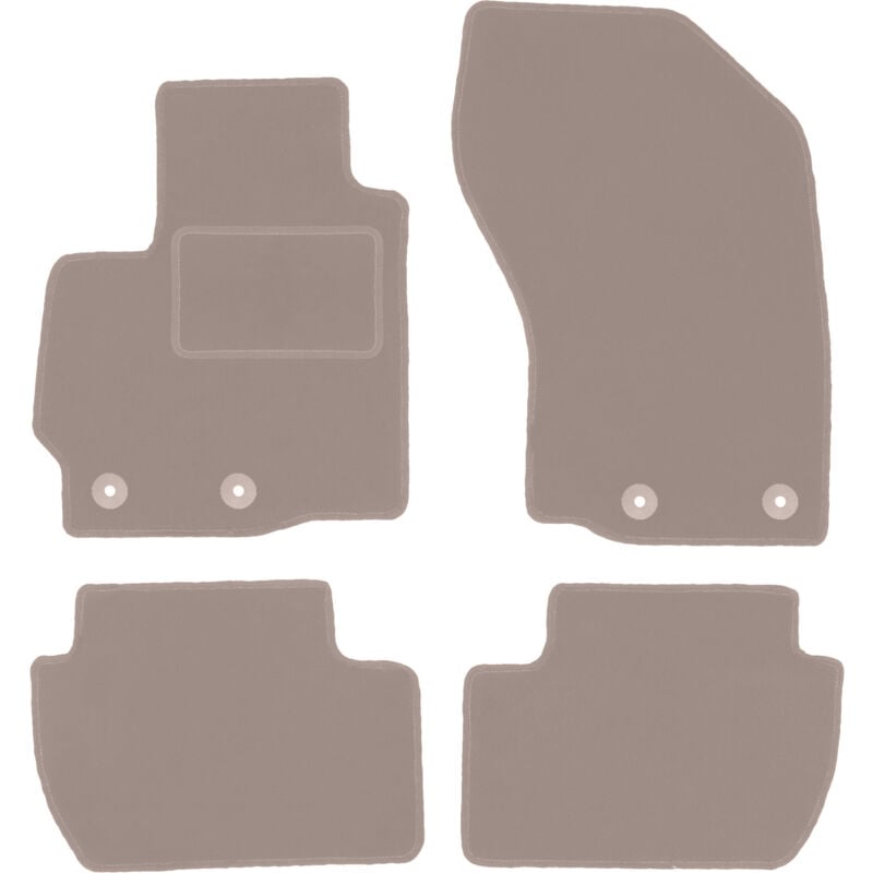 foto del prodotto tappetini in velluto beige per crossover citroen c crosser 2007 2012 