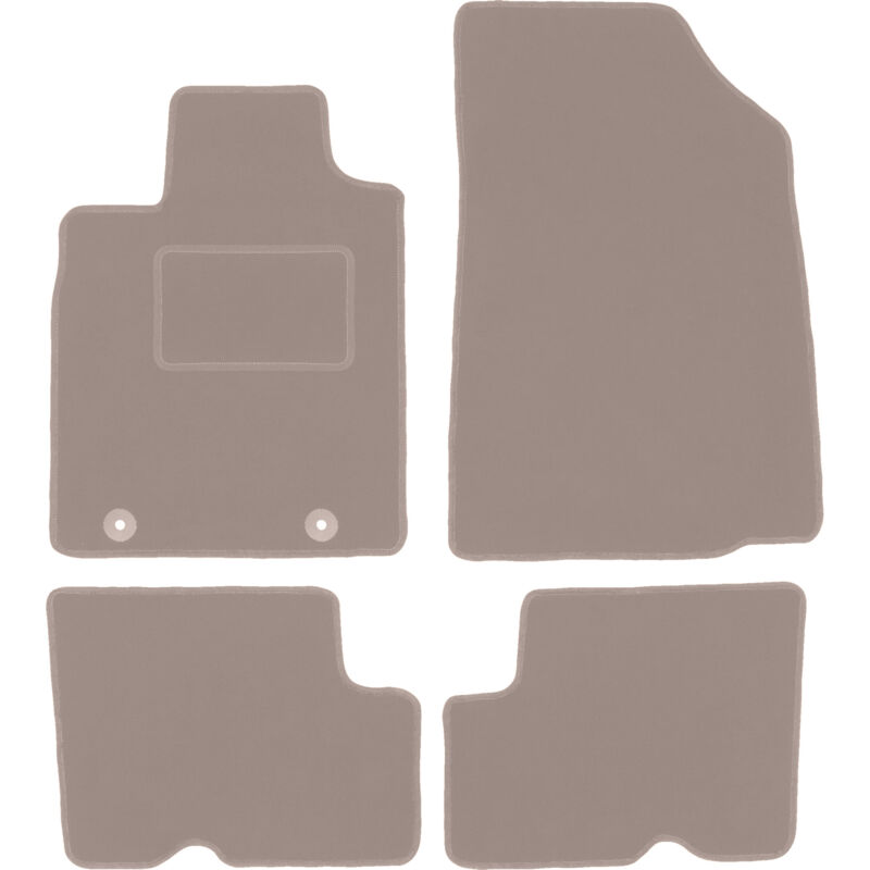 foto del prodotto tappetini in velluto beige per dacia logan ii berlina, station wagon 2012 