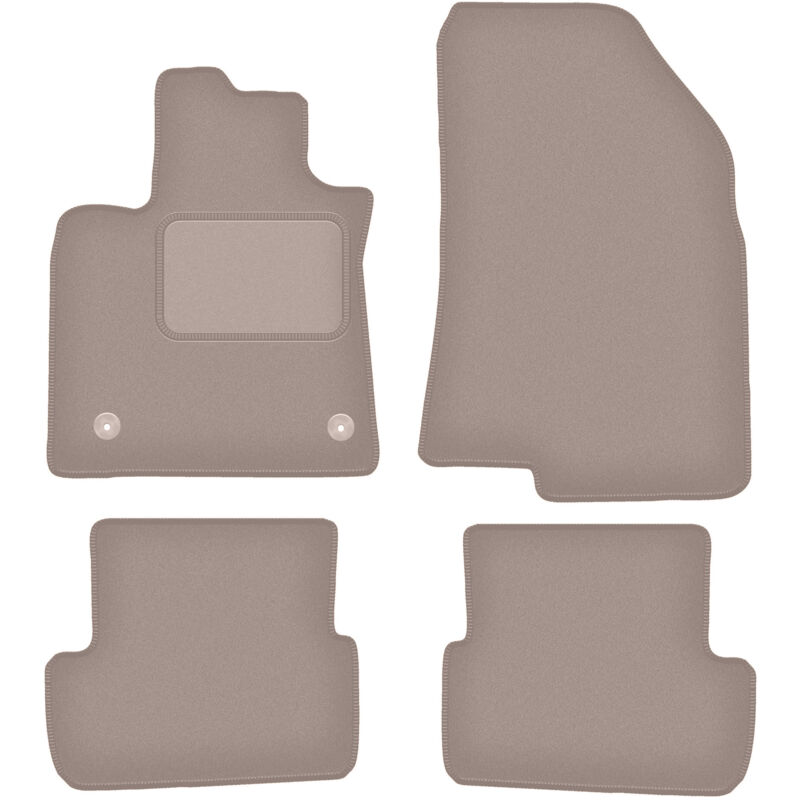 foto del prodotto tappetini in velluto beige per dacia sandero iii stepway hatchback 2021 