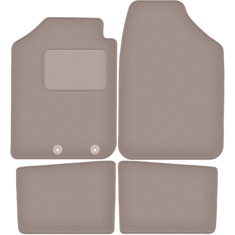foto del prodotto tappetini in velluto beige per dacia spring hatchback 2021 